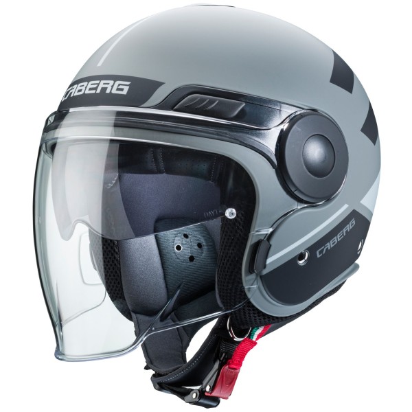 Casco Caberg Uptown Loft, gris mate/negro-plata