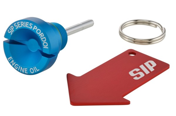 Tornillo de llenado de aceite aceite de motor para Vespa, azul mate