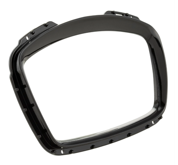 Anillo decorativo velocímetro para Vespa Elettrica/Primavera Sport/Sprint Sport 125/150ccm, negro brillante