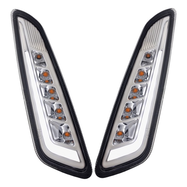Kit intermitente delantero izquierdo / derecho LED tintado para Vespa Primavera /​ Sprint 125-150cc SIP Style