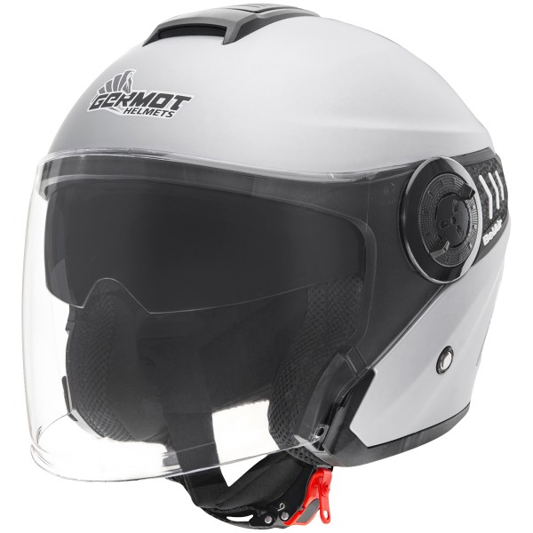 Casco Germot GM 660, plata mate