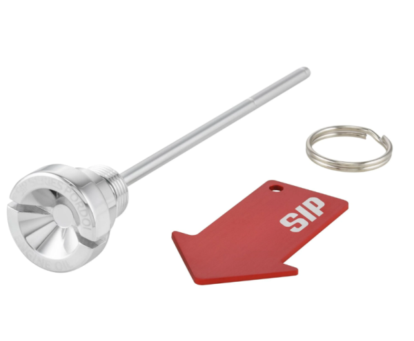 Tapón de llenado de aceite de motor para Vespa LX/S 3V es decir 125-150ccm 4T AC, cromado