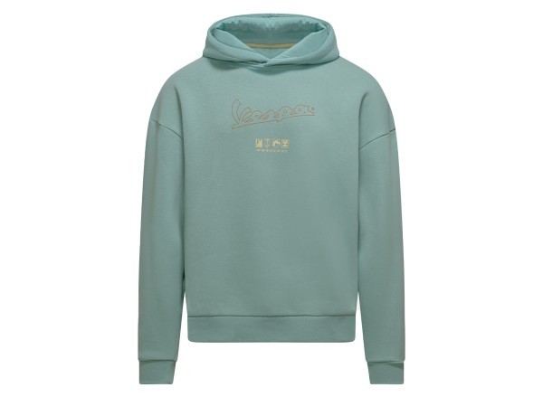 Sudadera Vespa Origin verde DEC-Colección