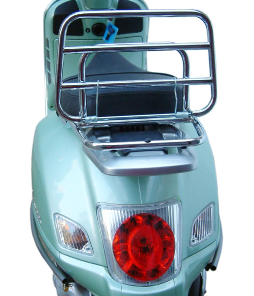 Portaequipajes trasero para Vespa GT /GT L 125/200ccm, plegable, cromado