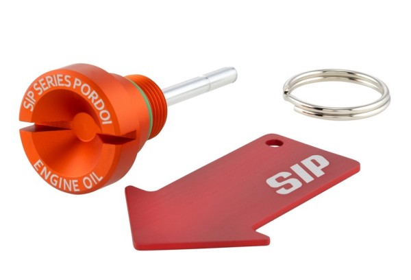 Tornillo de llenado de aceite aceite de motor para Vespa, naranja mate