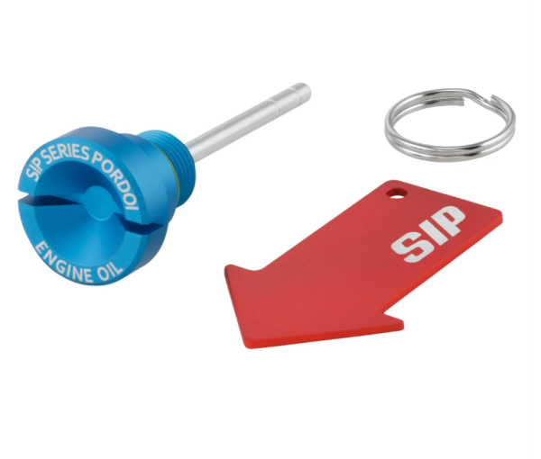 Tapón de llenado de aceite de motor para Vespa GTS Super 125cc 4T LC Euro 3 (09-16), azul mate