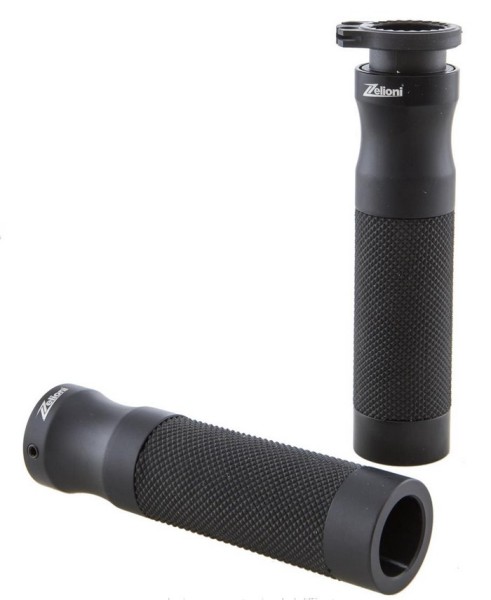 Puños ZELIONI para Vespa GTS/​GTS Super/​GT/​GT L 125-300ccm, negro mate