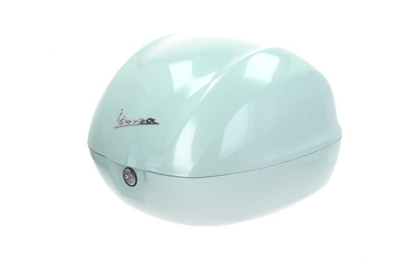 Baúl trasero para Vespa de 32 l, verde Latte Menta 350/A, sin respaldo