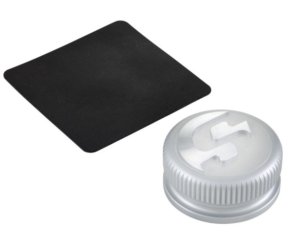 Tapón depósito para Vespa, plata mate