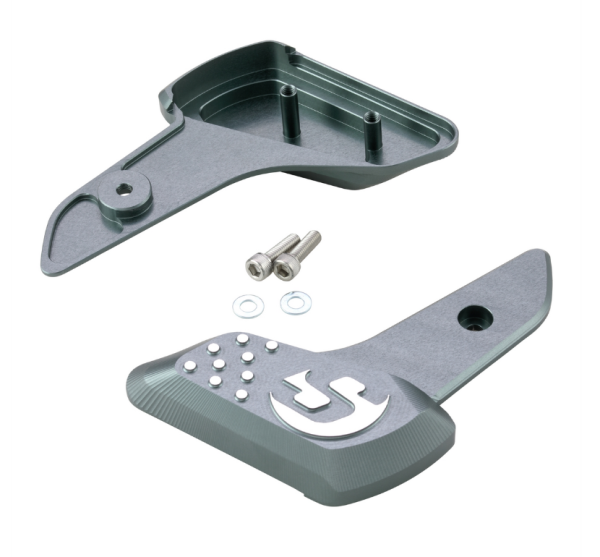 Estriberas derecha e izquierda para Vespa Primavera /Sprint 50-150ccm 2T/4T AC, gris mate