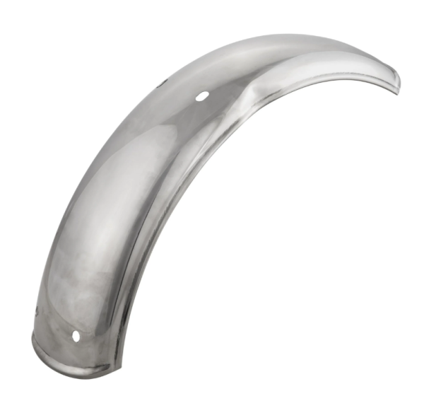 Guardabarros 2.0 Garelli sin soporte para Vespa PX 80-200cc, acero inoxidable pulido
