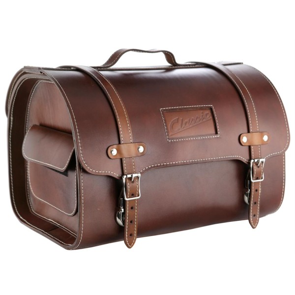 Funda de cuero "Classic" para Vespa - marrón