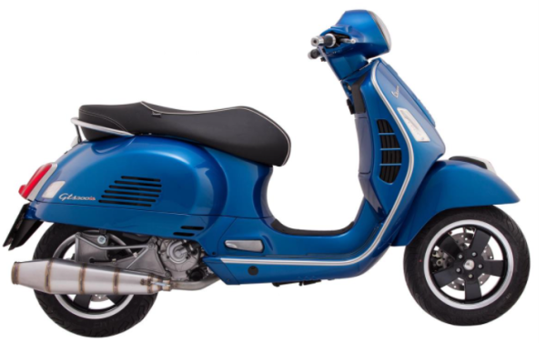 Escape racing para Vespa GTS/​GTS Super/​GTV/​GT 60 125-300ccm i.e., 4T, LC, acero inoxidable