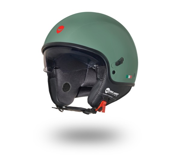 Helmo Milano Demi Jet Puro Slider verde brillante