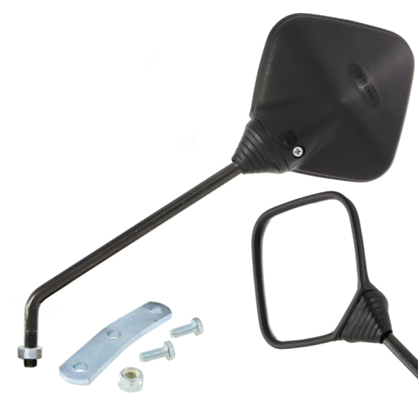 Retrovisor estándar CUPPINI izquierdo o derecho para Vespa PX 80-200cc, negro