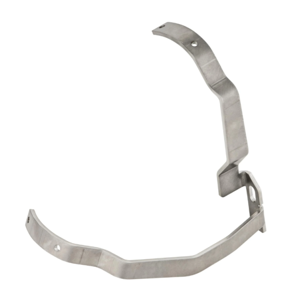 Soporte guardabarros 2.0 Garelli para Vespa PX 80-200ccm, acero inoxidable cepillado