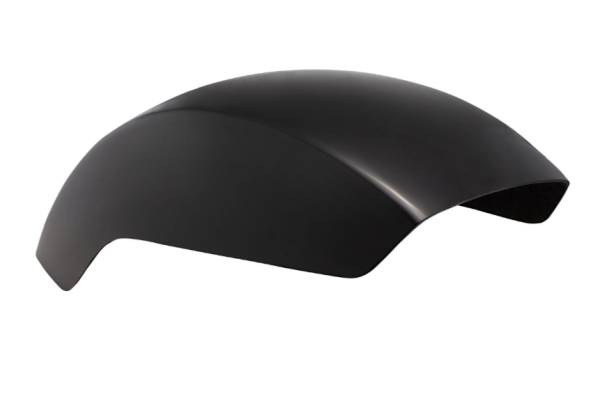 Guardabarros EVO II para Vespa PX 80-200ccm, GRP, pequeño, negro