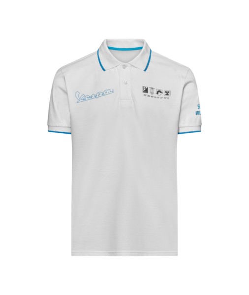 Camiseta polo Vespa «Holy white» de la colección DEC
