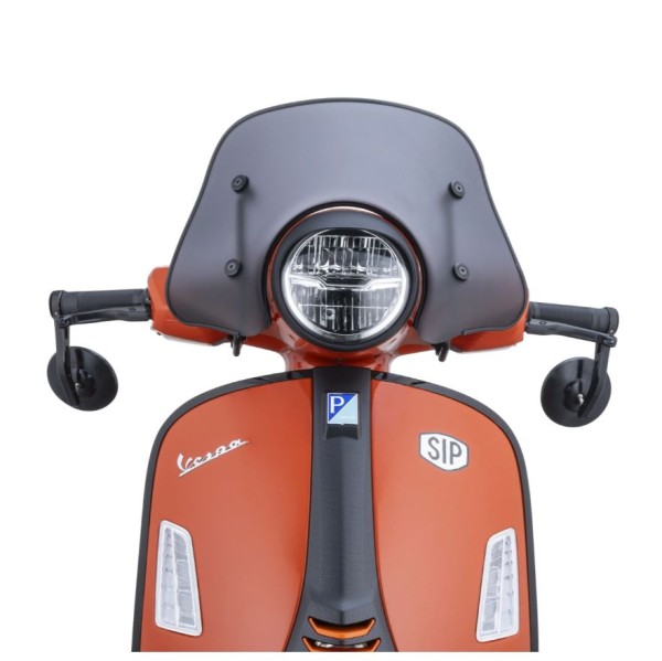 Flyscreen ERMAX Piccolo para Vespa GTS/GTS Super (`23-), negro mate
