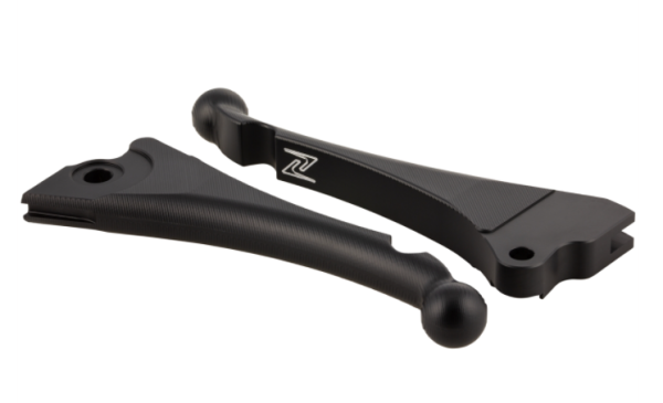 Palanca sport set freno "Shorty 3D" izquierda/derecha para Vespa LX/​LXV/​S/​Primavera/​Sprint, negro mate