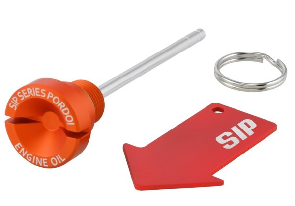 Tornillo de llenado de aceite aceite de motor para Vespa GTS/​GTS Super/​GTV 300cc HPE, naranja mate