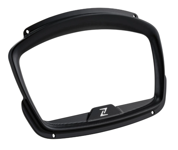 Anillo decorativo velocímetro para Vespa GTS Supertech HPE 125/300 ('19-), negro brillante