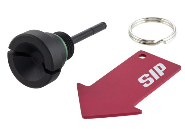 Tornillo de llenado de aceite aceite de motor para Vespa, negro mate