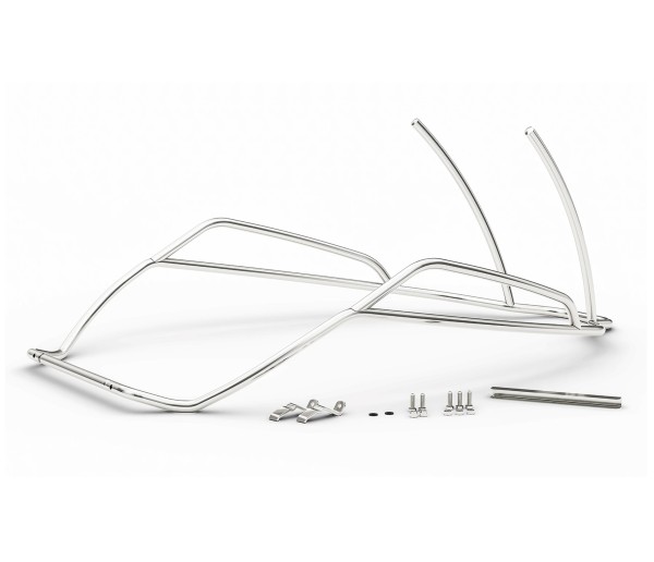 Barra de protección trasera, cromada para Vespa GTS, GTV, GTS Super