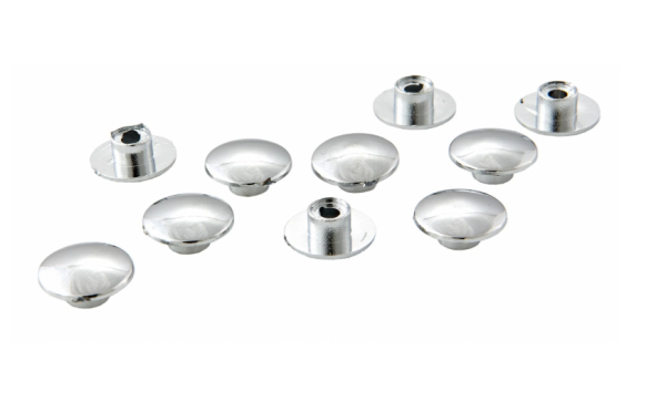 Tapa perno rueda delantera o trasera, cromada