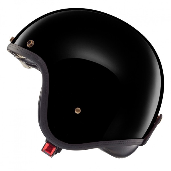 Casco jet Helmo Milano, Audace, negro mate