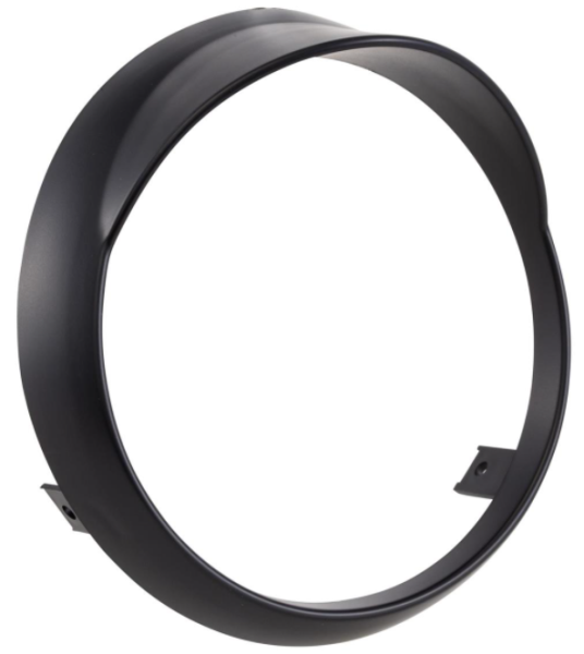 Anillo de luz para Vespa Primavera 50-150ccm 2T/4T, negro mate