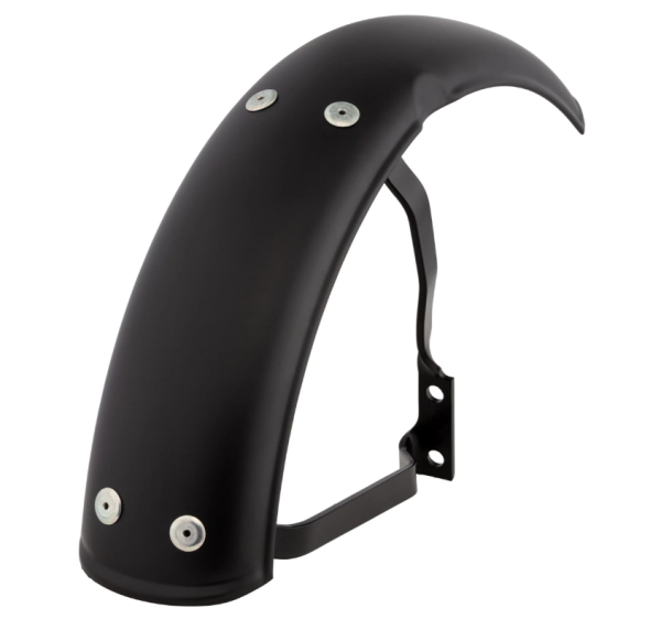 Guardabarros Garelli para Vespa PX 80-200ccm, metal, negro mate