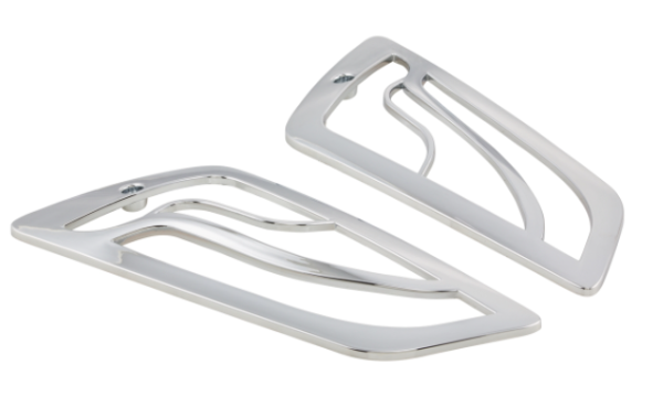 Rejilla de intermitentes derecha e izquierda, delantera para Vespa GTS/​GTS Super/​GTV/​GT 60/​GT/​GT L, cromada