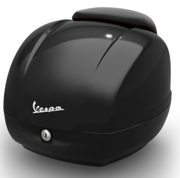 Topcase original para Vespa GTS - negro nero cosmo / vulcano / 98/A