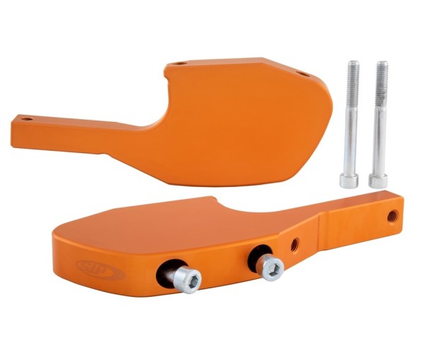 Adaptador reposapiés pasajero para Vespa GTS/​GTS Super/​GTV/​GT 60/​GT/​GT L 125-300ccm, naranja mate