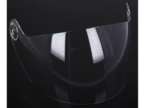 Visera Helmo Milano para casco Turbine, transparente, antirrayas, larga