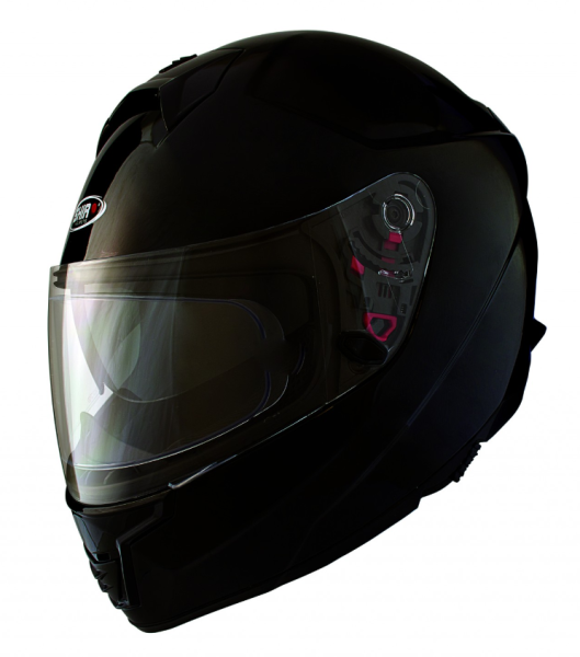 Casco integral Shiro, SH351, fibra, negro mate