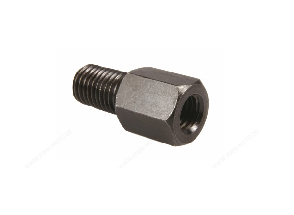 Espejo terminal de manillar para Vespa, izquierdo o derecho, redondo, negro mate