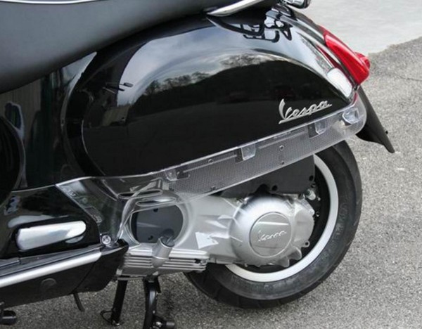 Revestimiento lateral izquierda/derecha para Vespa GTS/​GTS Super/​GTV 125-300ccm, transparente