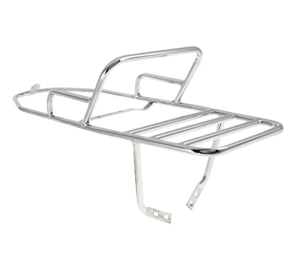 Portaequipajes trasero para Vespa PX 80-200cc, cromado