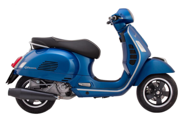 Escape racing para Vespa GTS/​GTS Super/​GTV/​GT 60 125-300ccm i.e., 4T, LC, acero inoxidable negro