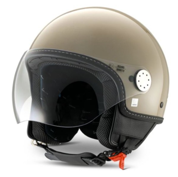 Casco jet Vespa, Vespa Visor LangHe, beige brillante (Q01) - XL
