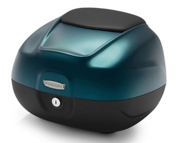 Top Case 37L para Piaggio MP3 HPE 400/530 / Medley Sport 125/200 - azul oscuro mate D12