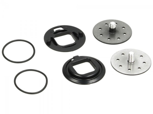 Mecanismo de visera, negra para casco Piaggio Demi Jet, piel de carbono