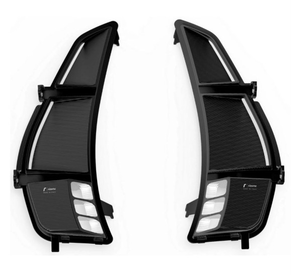 Rejilla de ventilación maletero RIZOMA para Vespa GTS/GTS Super/GTV 125-300cc (`23-), negra