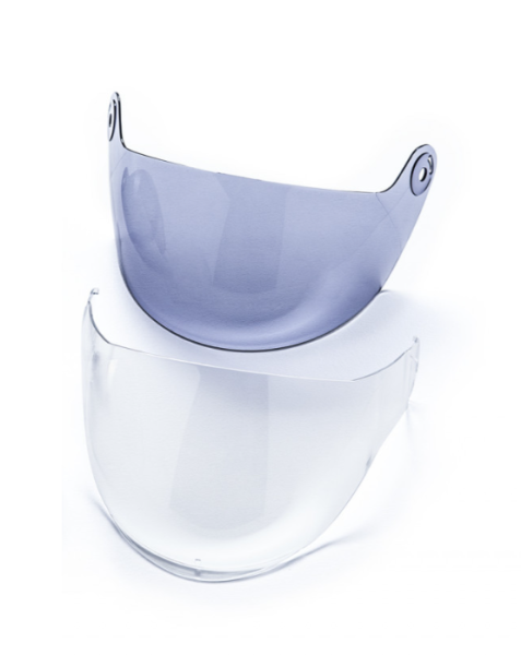 Visera Helmo Milano, FuoriRotta, tintada, resistente a los arañazos, larga