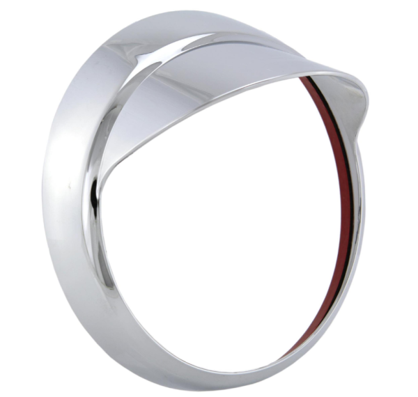 Aro de lámpara con tulipa para Vespa LX 50-150ccm, cromado