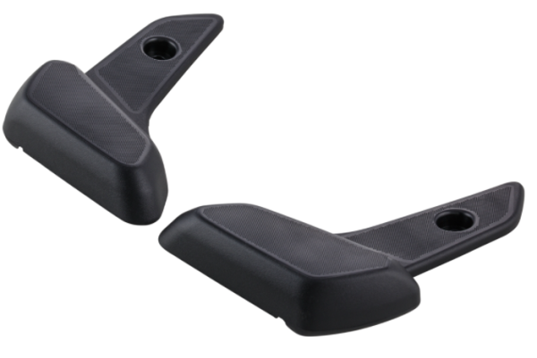 Estribos negros izquierdo/derecho para Vespa Primavera/​Sprint 50-150ccm, plástico