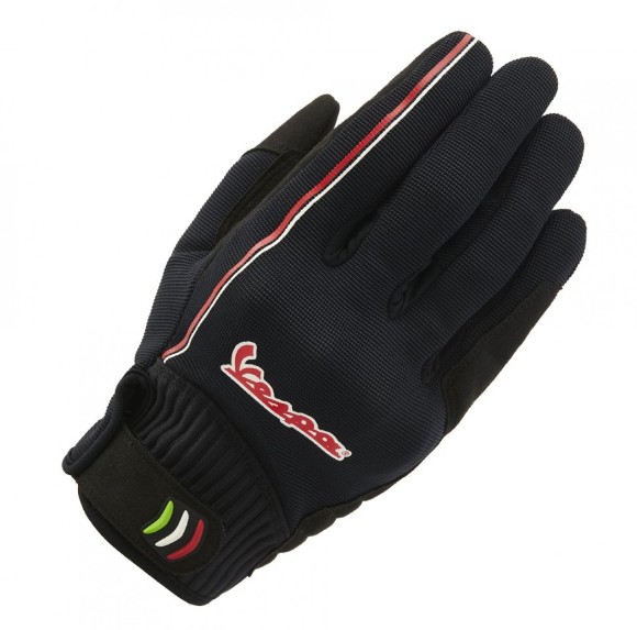 Guantes Vespa textil modernista azul