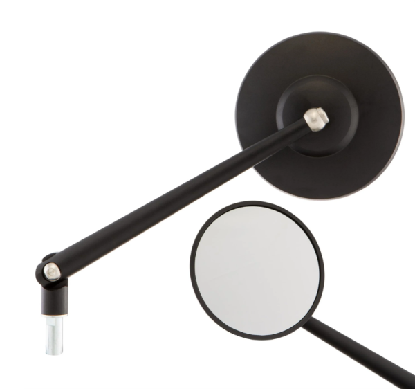Retrovisor estándar izquierdo o derecho para Vespa PX 125-200ccm, negro mate
